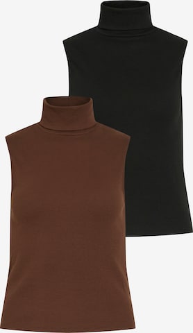 VILA Toppi 'VIFelia' värissä ruskea: etupuoli