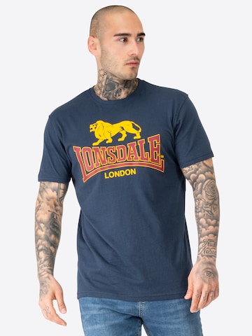 LONSDALE Shirt ' TAVERHAM ' in Blauw: voorkant