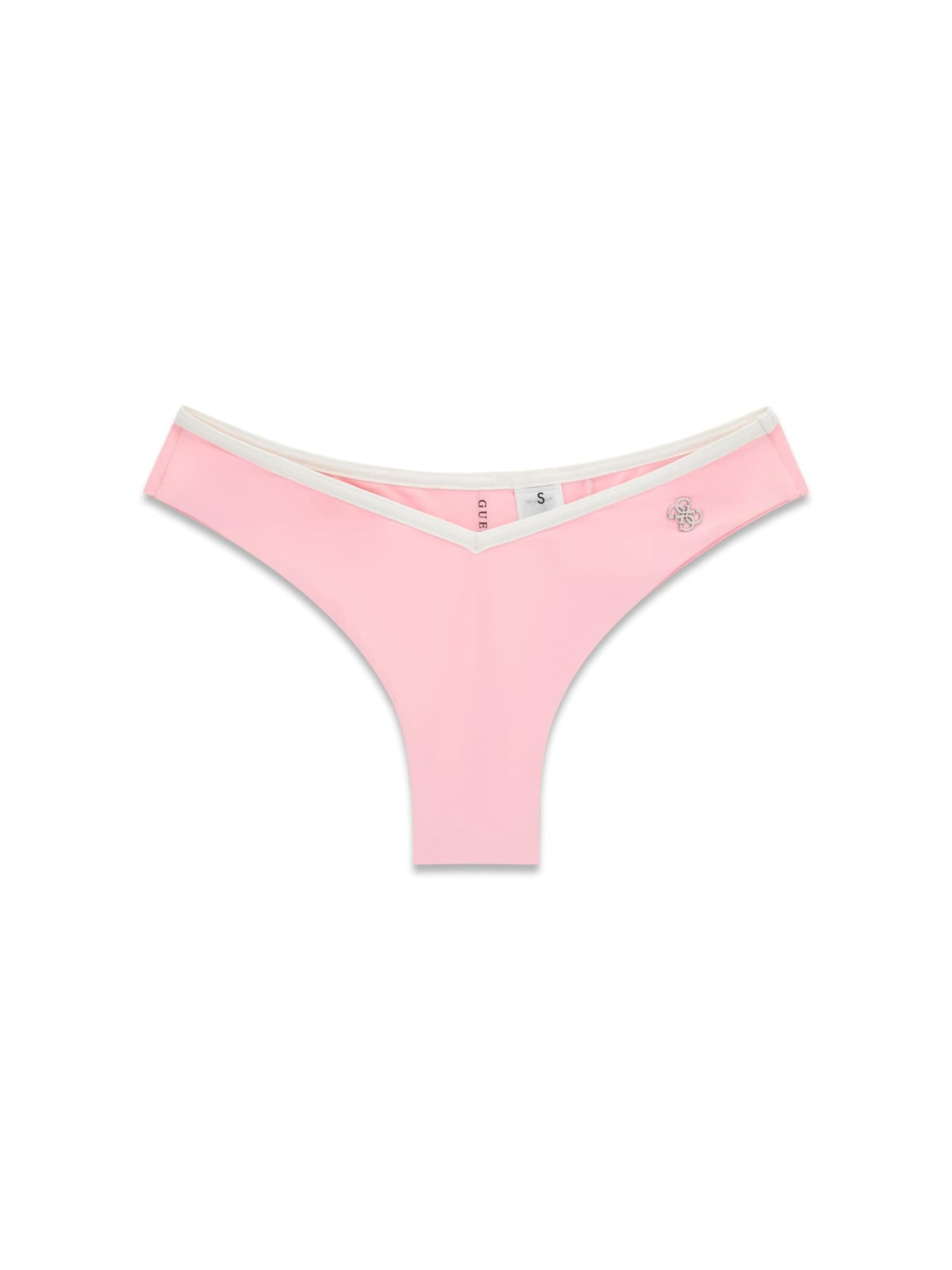 GUESS Bikini Bottoms in Pink: front