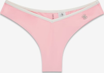 GUESS Bikini Bottoms in Pink: front