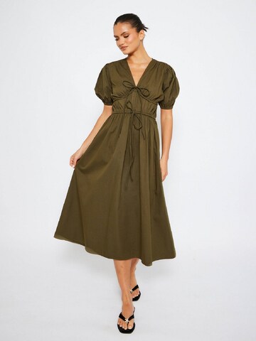 South Beach Jurk in Groen: voorkant