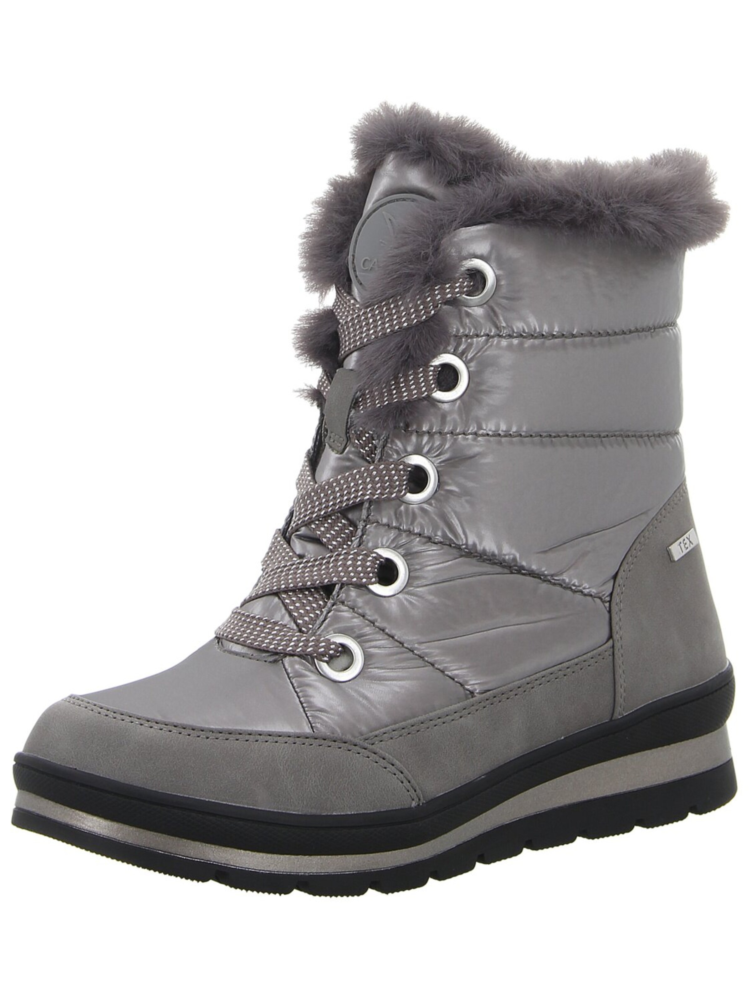 CAPRICE Schnürstiefel‌‌‌‌‌‌‌‌‌ in Grau: Vorderseite
