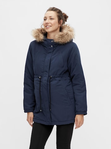 MAMALICIOUS Winterparka 'Jessa' in Blauw: voorkant