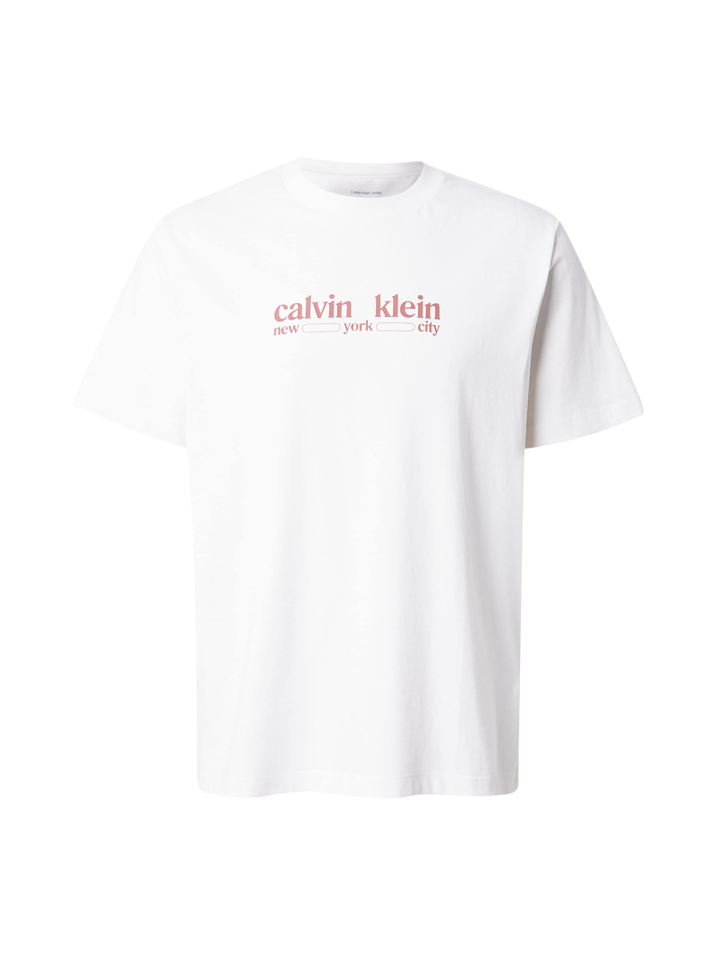 T-Shirt 'NYC' Calvin Klein Jeans en blanc : devant
