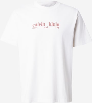 Calvin Klein Jeans Shirt 'NYC' in White: front