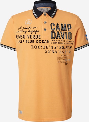 CAMP DAVID Paita värissä oranssi: etupuoli