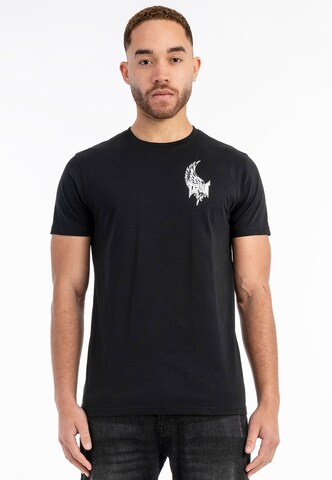 Tapout - Camiseta 'MASK TEE' en negro: frente