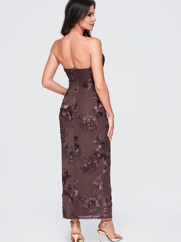 Ombre Abendkleid‌‌‌‌‌‌‌‌‌ in Braun