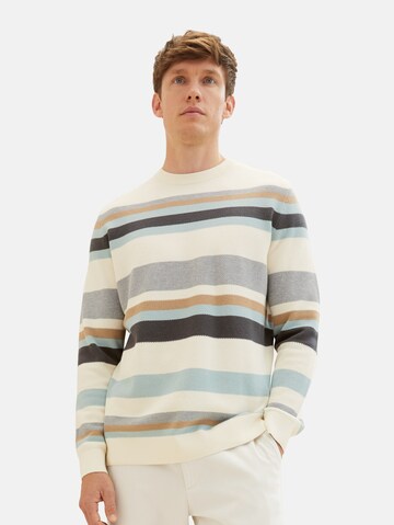 TOM TAILOR Pullover in Weiß