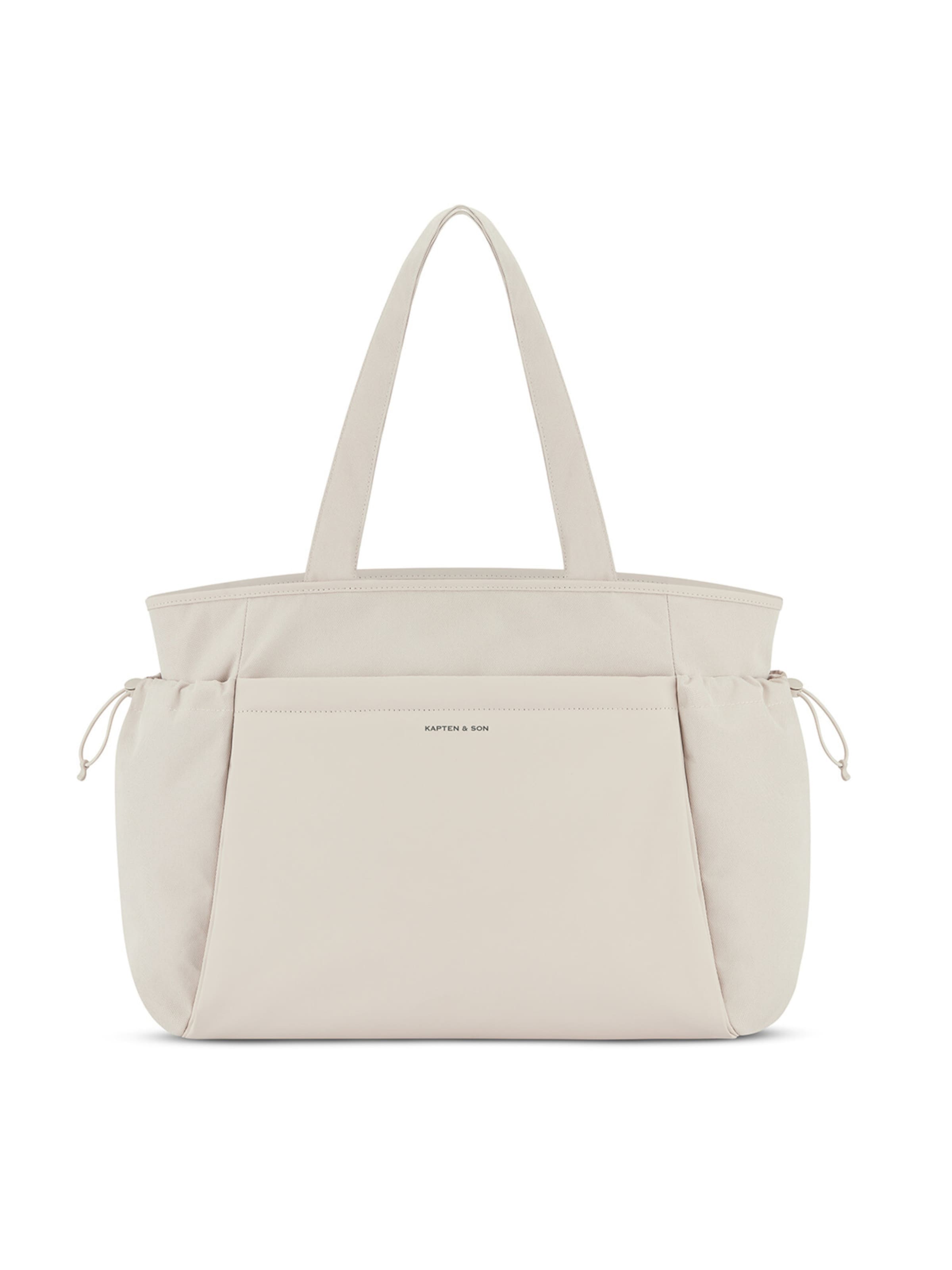 Kapten & Son Shopper 'Hellvi Pro Large'‌ in Beige: Vorderseite