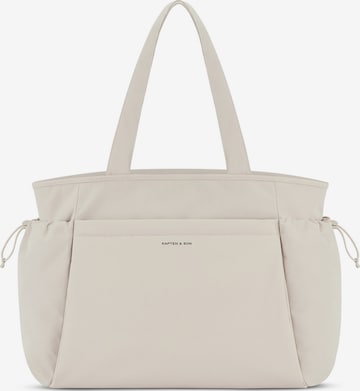 Kapten & Son Shopper 'Hellvi Pro Large' in Beige: Vorderseite