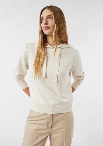 Sweat-shirt COMMA en blanc : devant