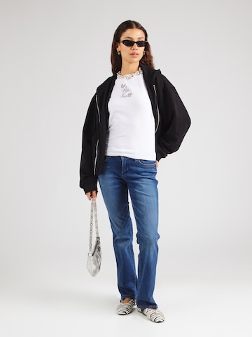 Pepe Jeans Tričko 'FLORAL IV' - Biela