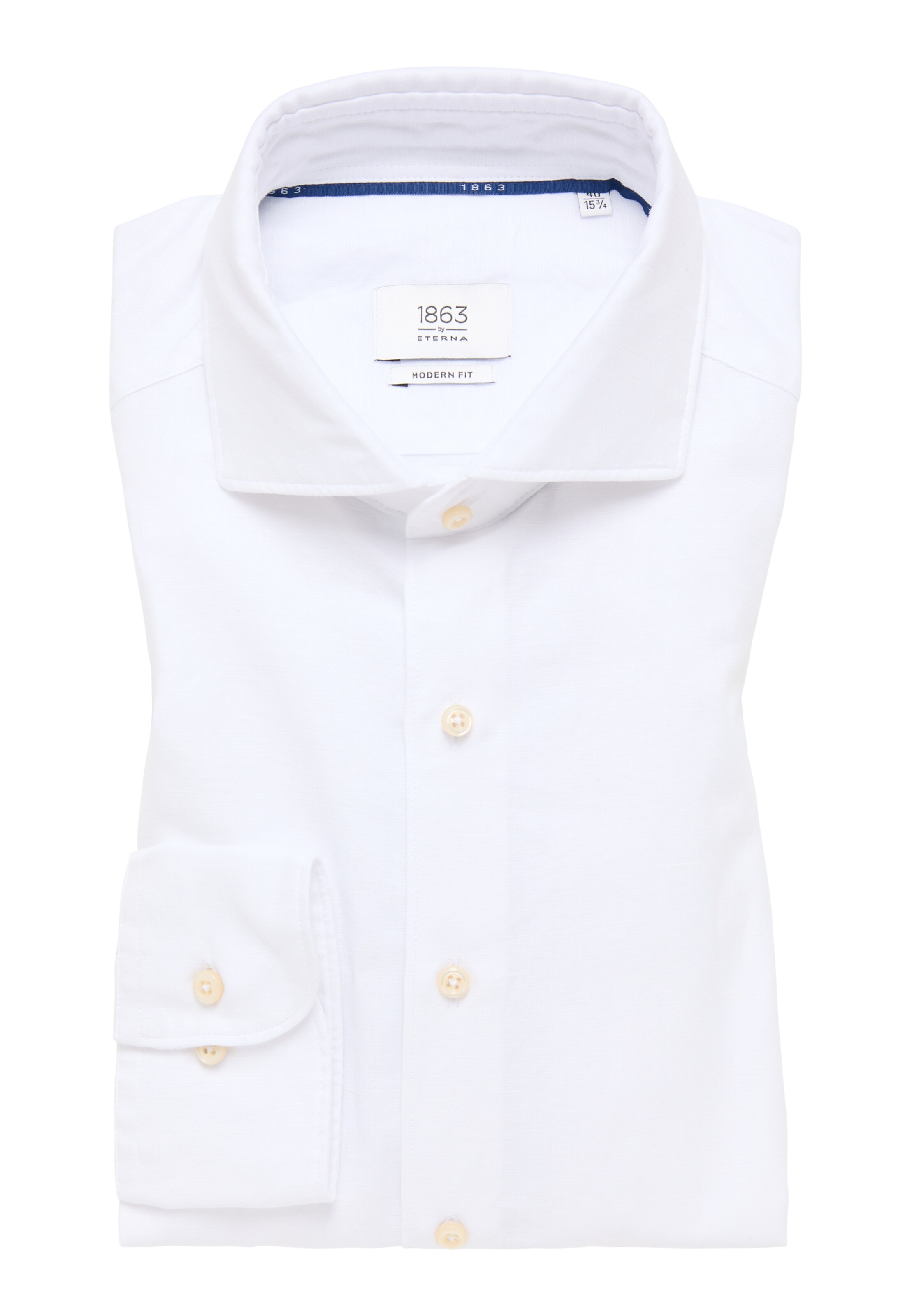 ETERNA Regular Fit Hemd in Weiß