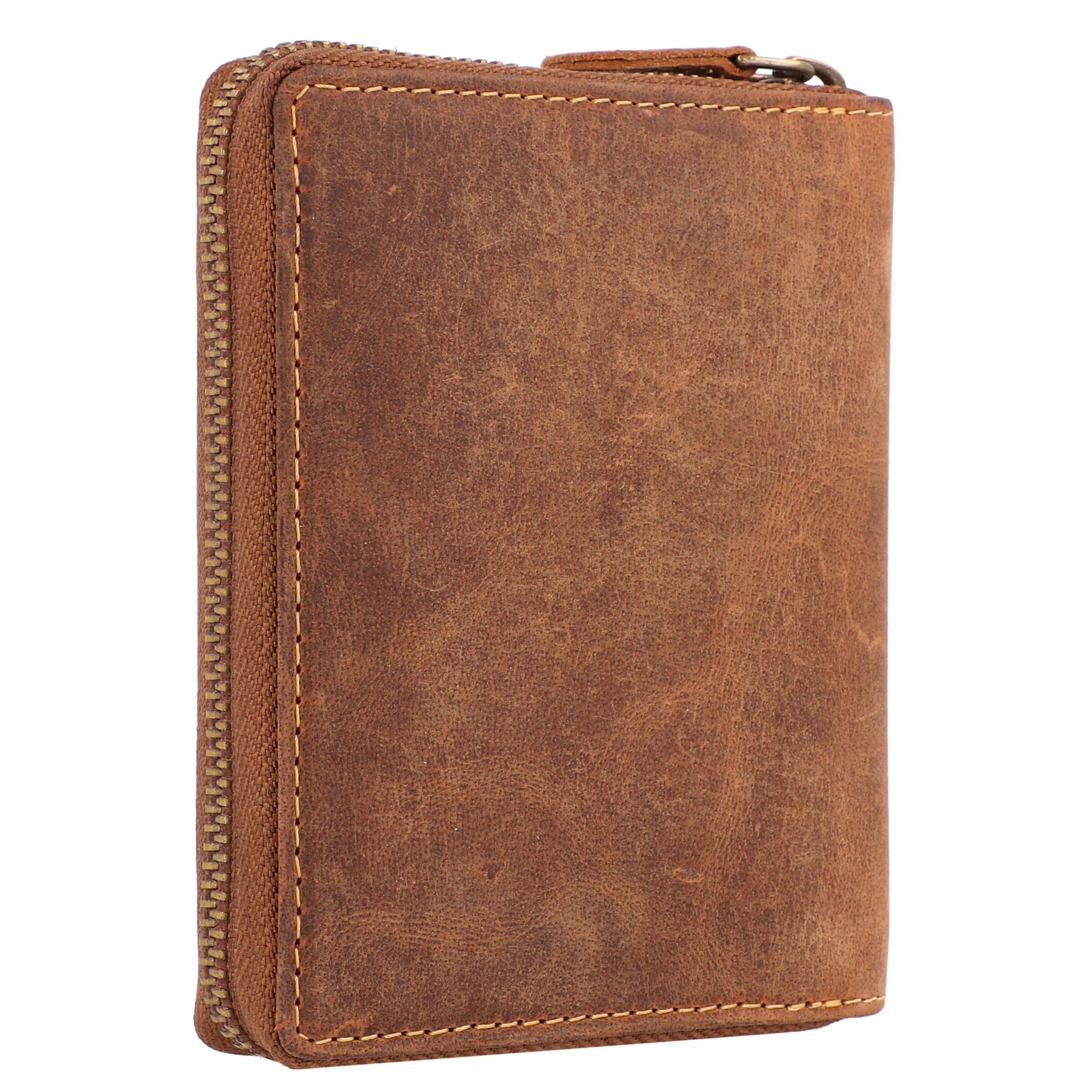 GREENBURRY Portemonnaie 'Sternzeichen' in Braun