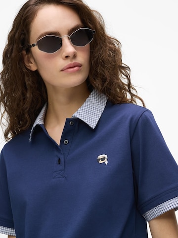 T-shirt 'Ikon' Karl Lagerfeld en bleu