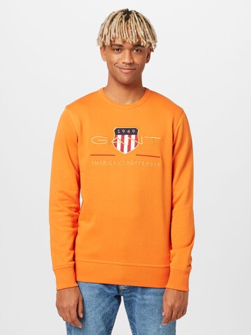 GANTSweater majica - narančasta boja: prednji dio