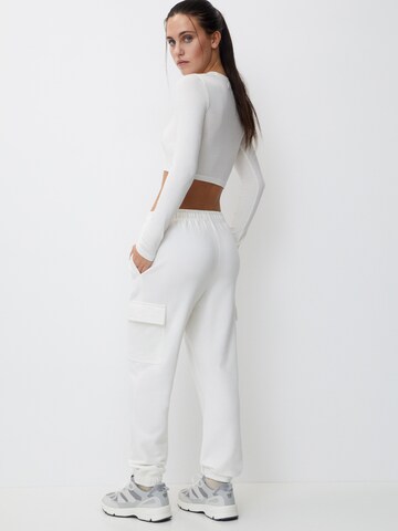 Survêtement Pull&Bear en blanc