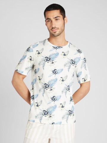 Tricou 'Chill' de la JACK & JONES pe alb: față