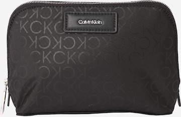 Beauty case di Calvin Klein in nero: frontale