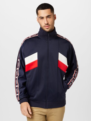 GANT Sweat jacket in Blue: front