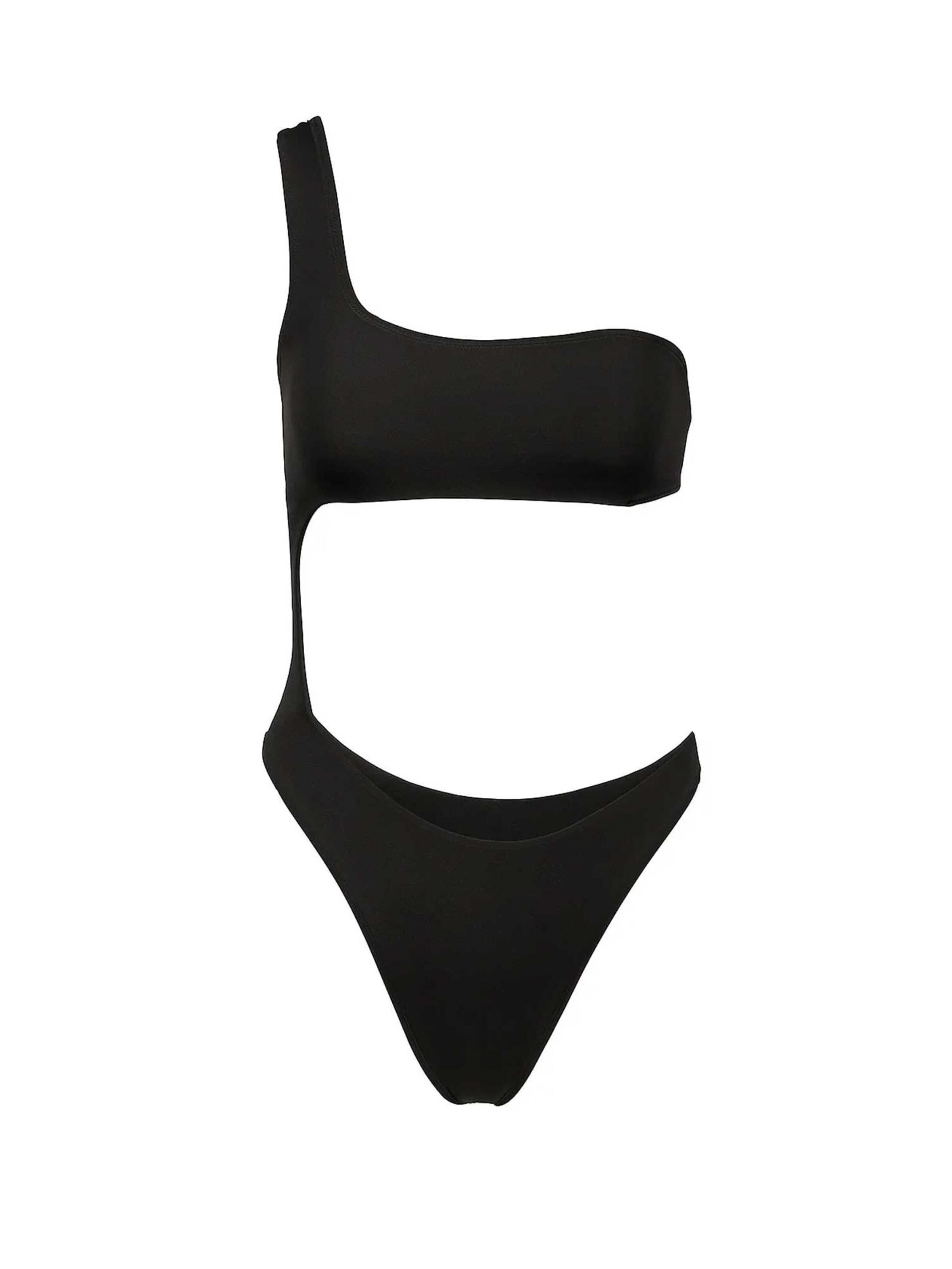 Kalaia Bikini 'Trikini' in Zwart: voorkant