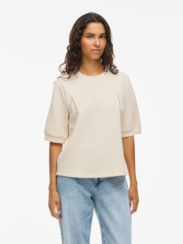 Felpa di VILA in beige: frontale
