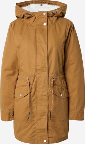 Parka d’hiver QS en marron : devant