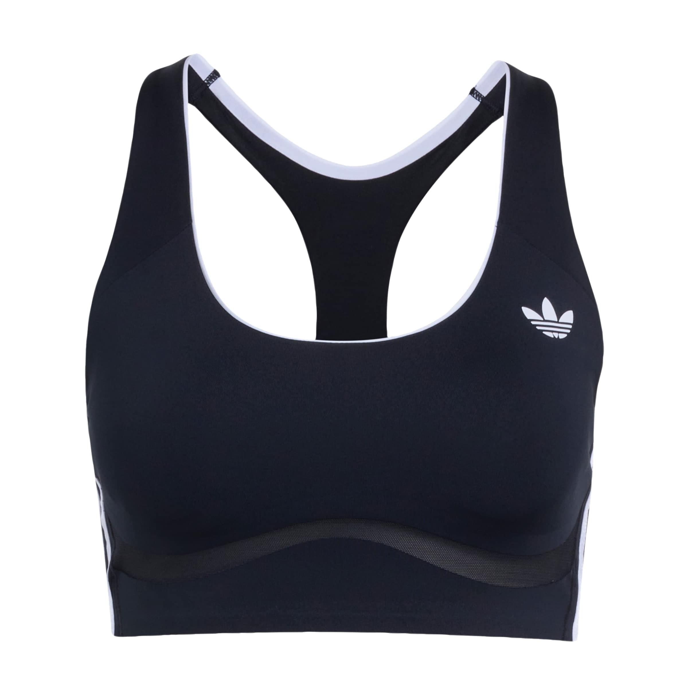 Bustino Reggiseno di ADIDAS ORIGINALS in nero: frontale