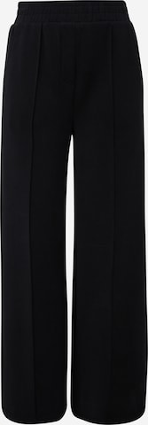 Wide leg Pantaloni di comma casual identity in nero: frontale