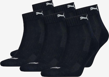 PUMA Athletic Socks in Black: front