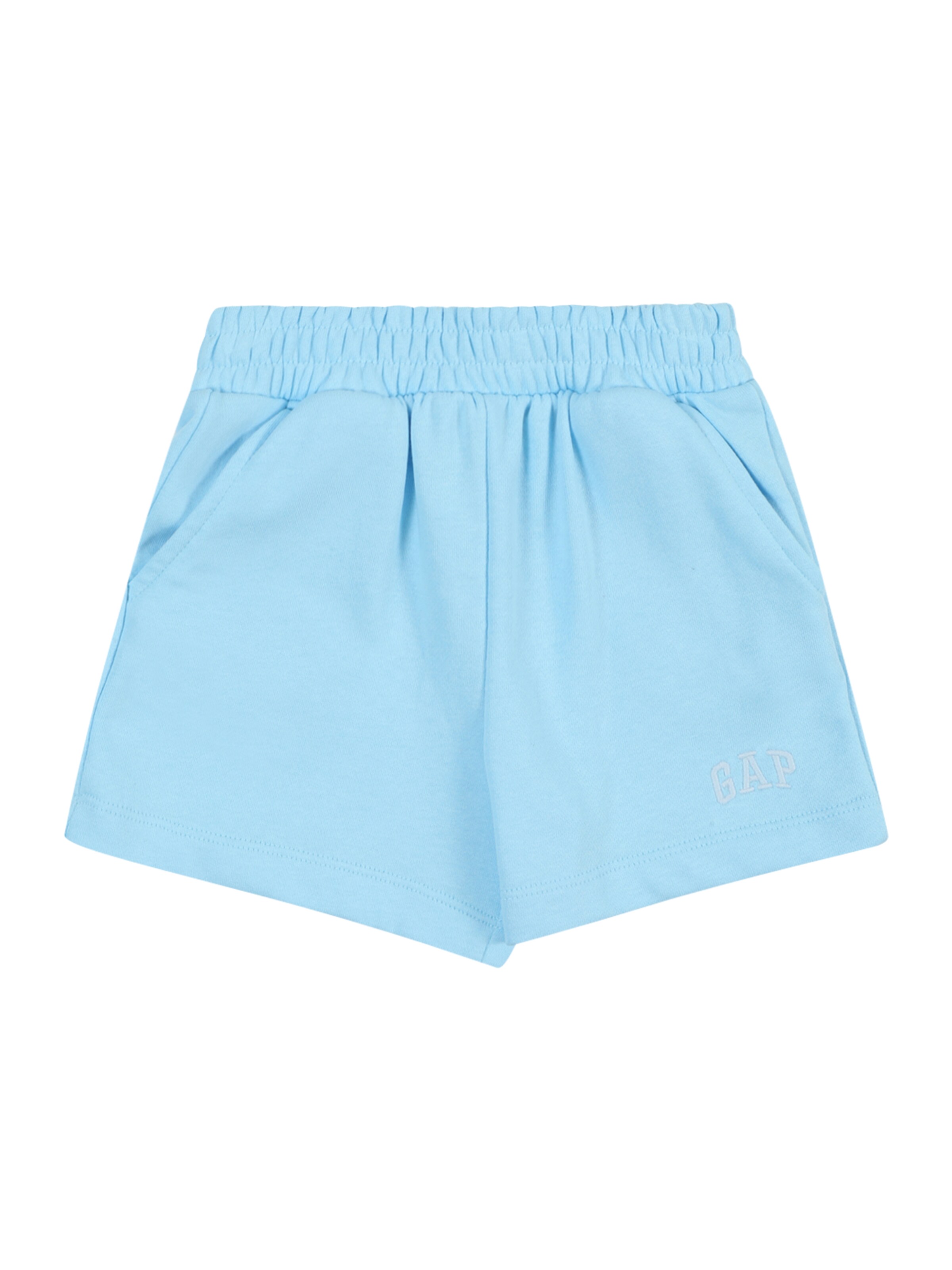 Regular Pantaloni de la GAP pe albastru: față