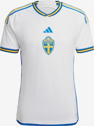 ADIDAS PERFORMANCE - Camiseta de fútbol 'Schweden 22' en blanco: frente