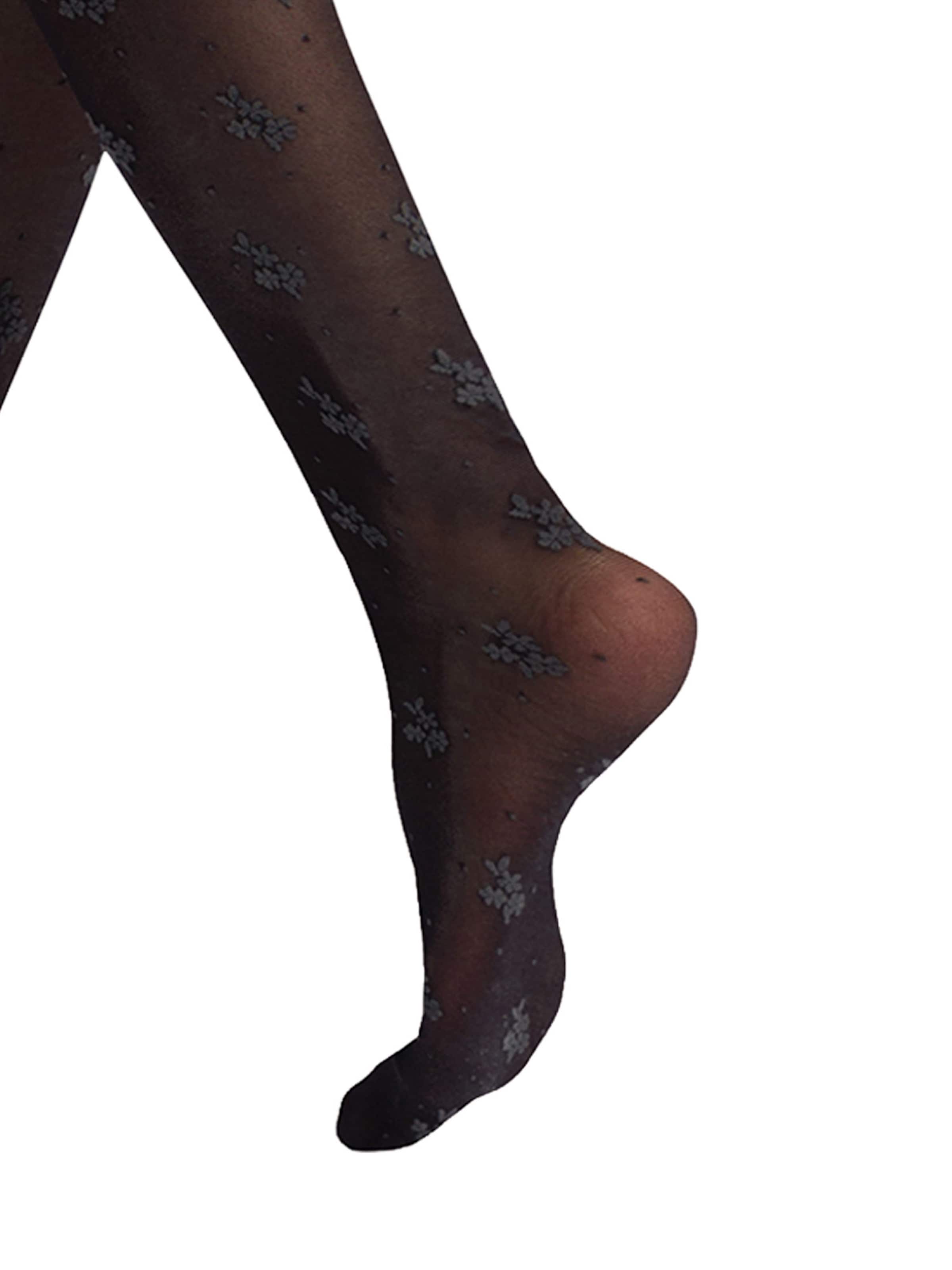 Collants 'Romantic Love' KUNERT en noir