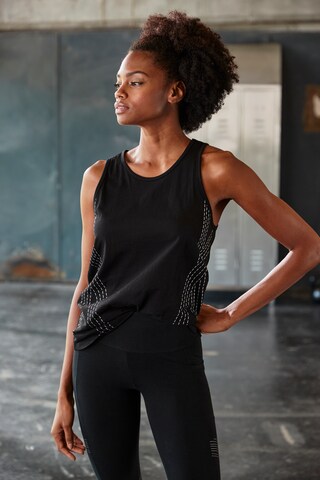 LASCANA ACTIVE Sports Top in Black: front