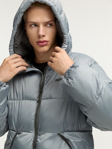 Pull&Bear Winter jacket in Grey