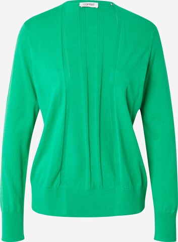 Cardigan ESPRIT en vert : devant