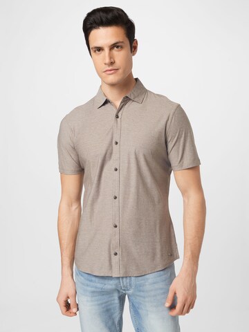 OLYMP - Regular Fit Camisa em verde: frente