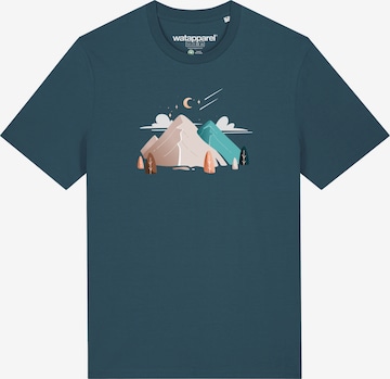 Maglietta di Watapparel in blu: frontale