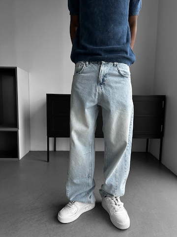 Regular Jean 'Relax Fit Line Jeans - Light Blue' Kleidermafia en bleu : devant