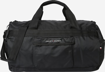 TOMMY HILFIGER Travel Bag in Black: front