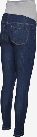 Coupe slim Jeggings 'CILIA' MAMALICIOUS en bleu