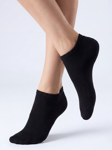 Marc O'Polo Ankle Socks in Black: front