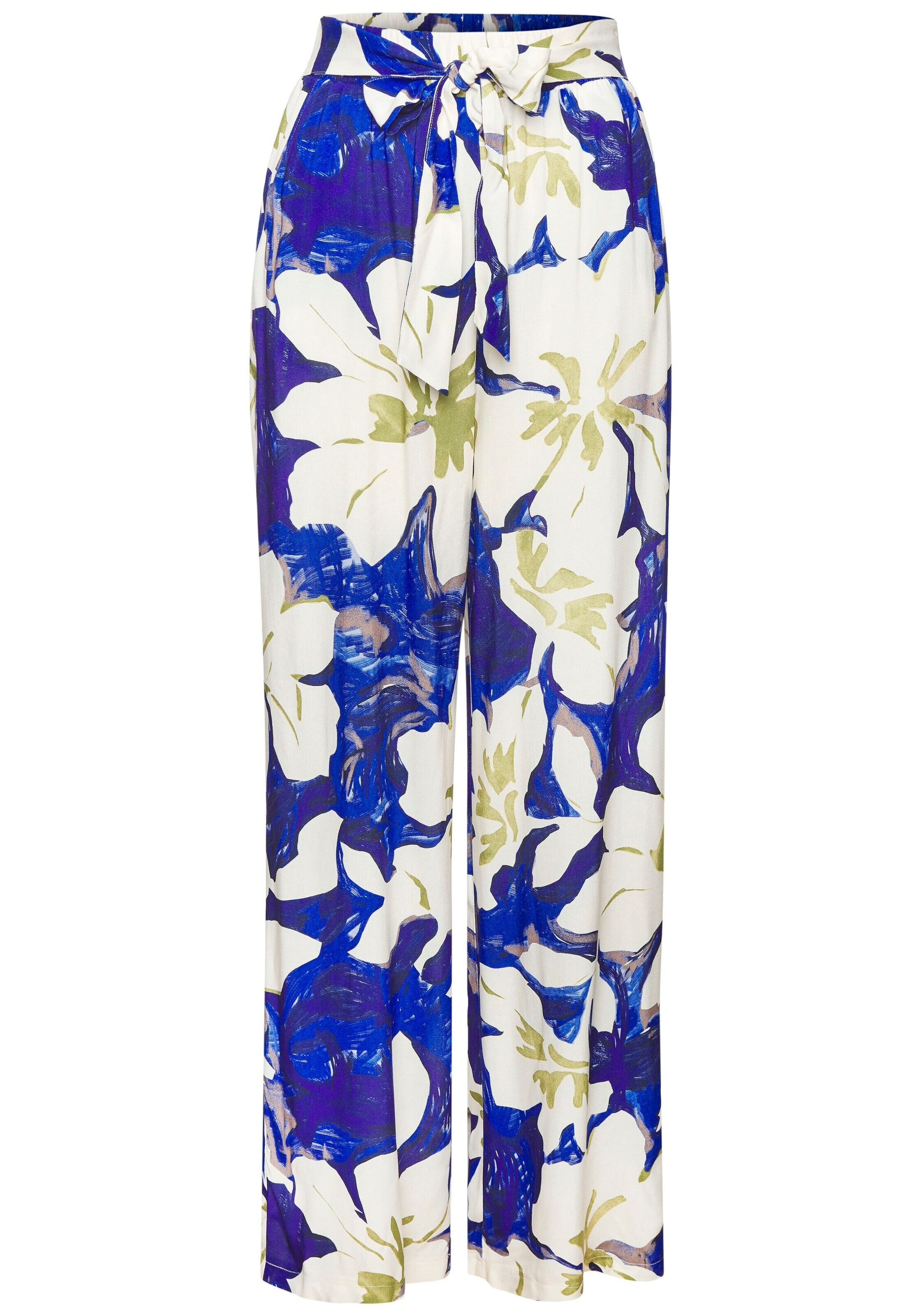 VIVANCE Pantalón en azul real / caña / blanco natural, Vista del producto