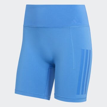 ADIDAS PERFORMANCE Skinny Sporthose in Blau: Vorderseite