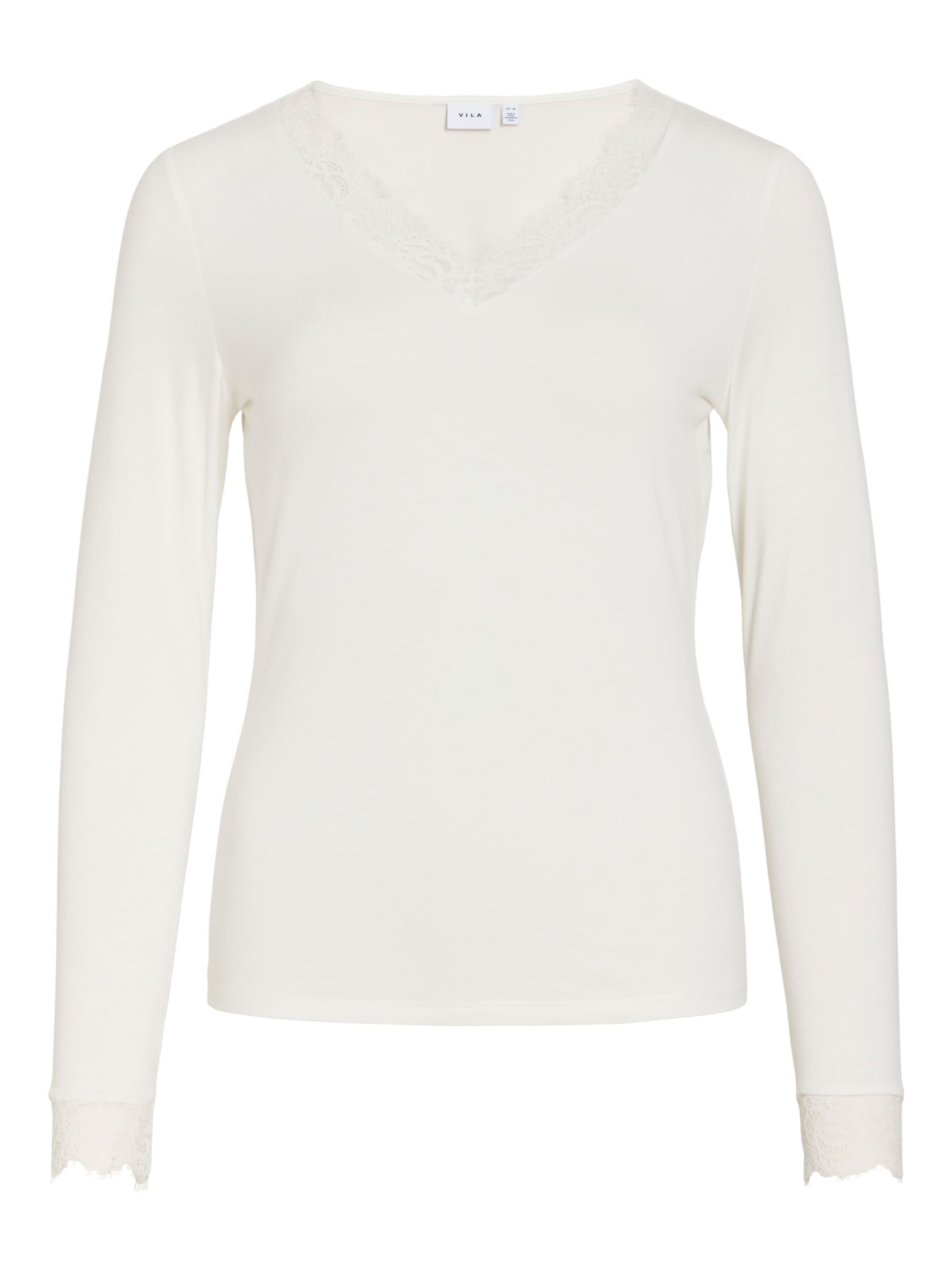 VILA Camiseta 'VIClura' en blanco, Vista del producto