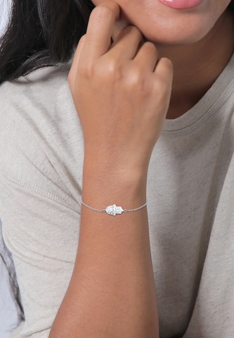 Nenalina Armband 'Hamsa Hand' in Zilver: voorkant