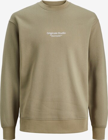 JACK & JONES Sweatshirt 'Vesterbro' in Beige: predná strana