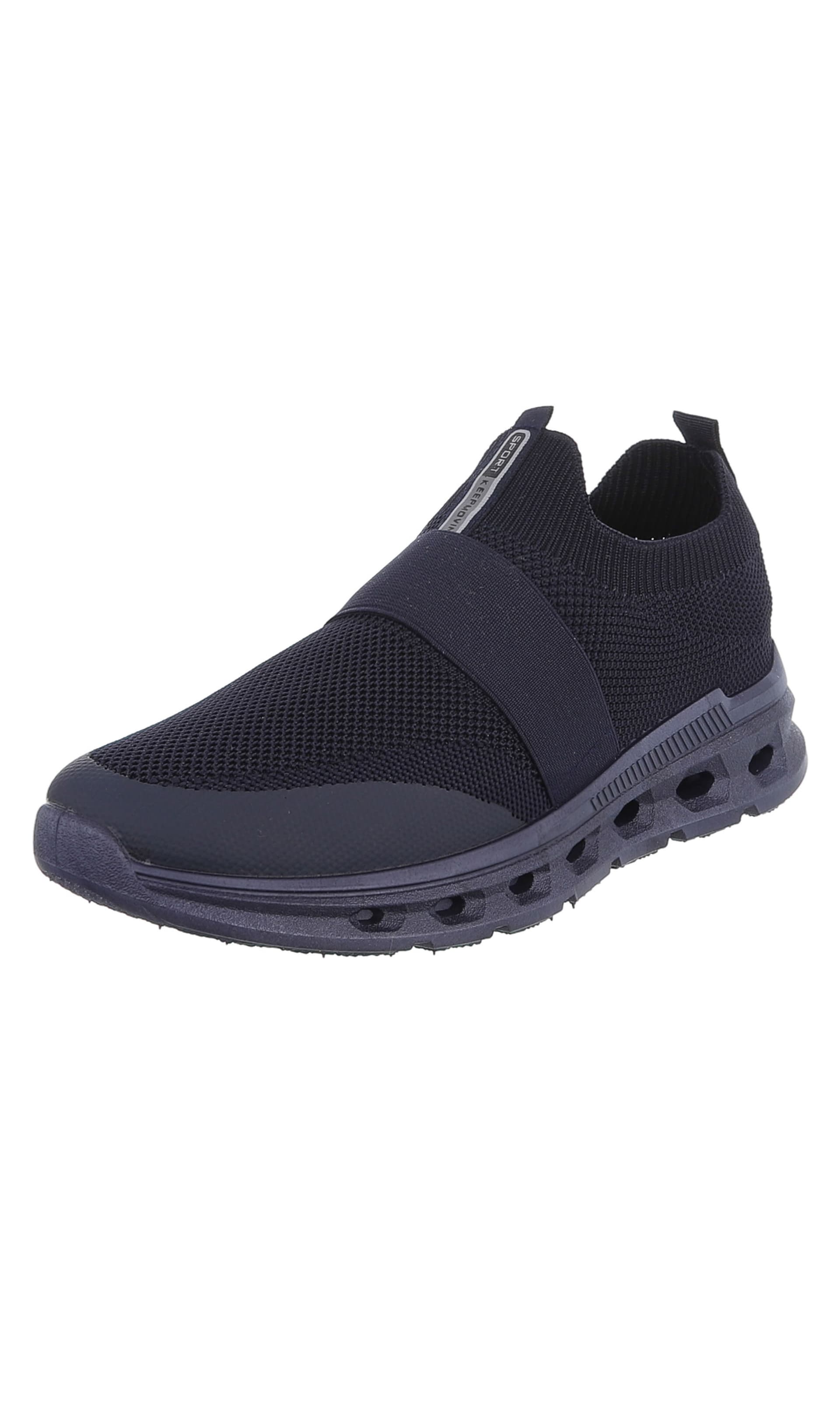CoolWalk Slip-Ons in Blue: front