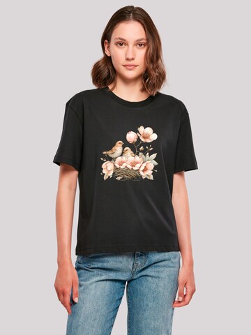 T-shirt F4NT4STIC en noir : devant
